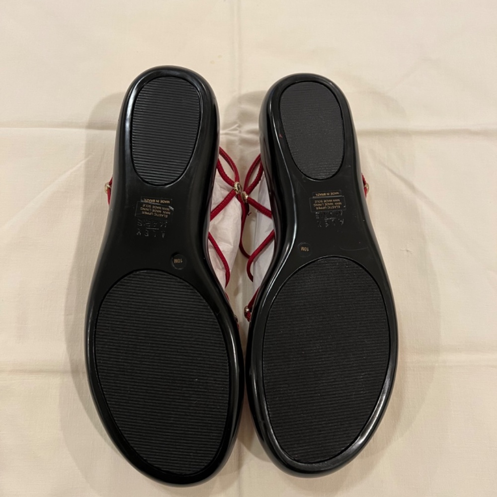Alex Marie Crane618 Ferrari Red and Gold Sandals--Size 10M - Picture 3 of 7